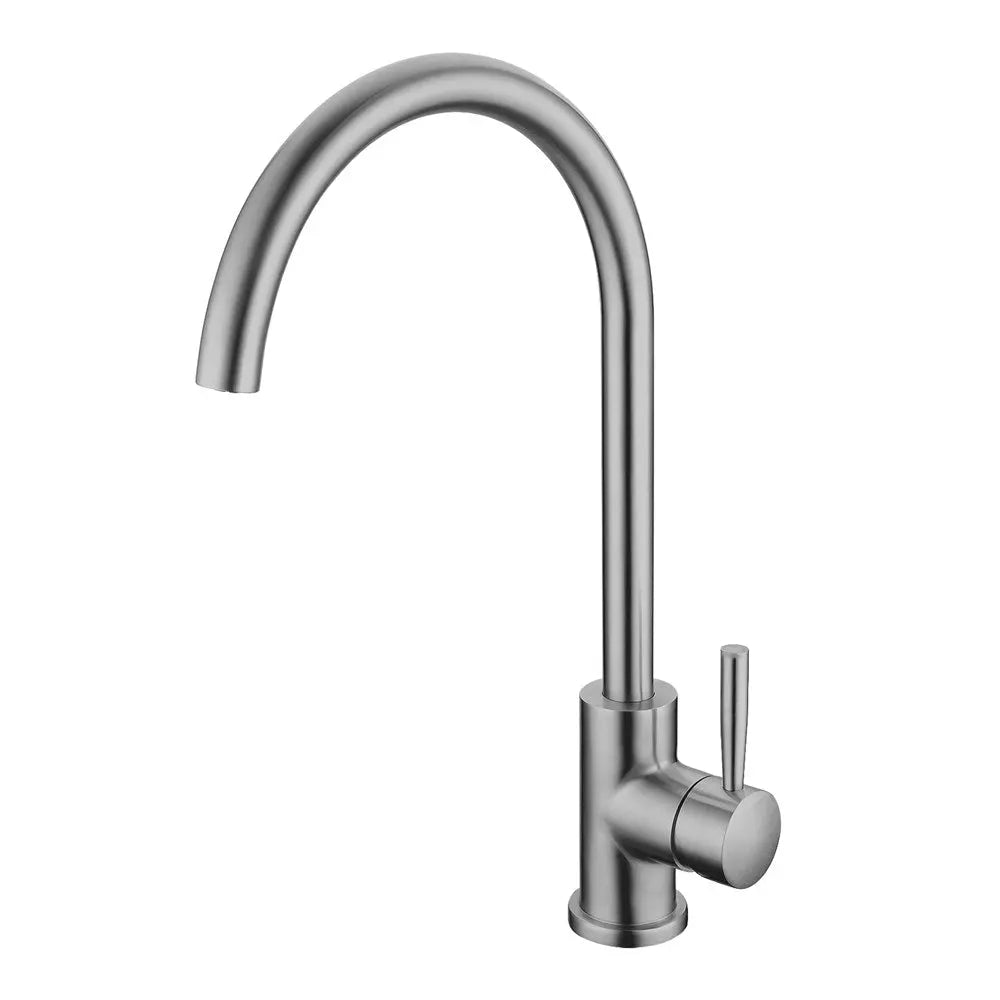 Pentro Brushed Nickel Kitchen Mixer Aquaperla