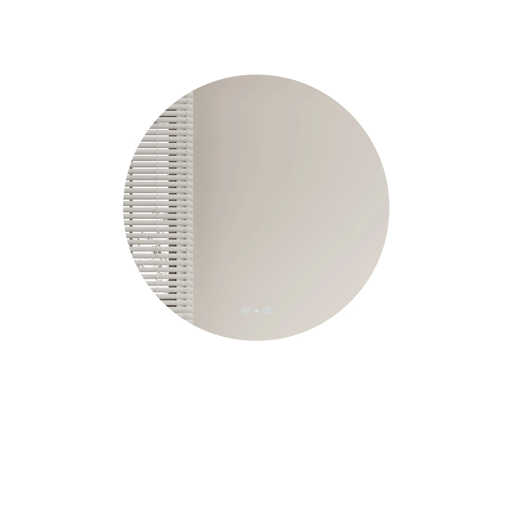 Luna LED Round Mirror 900mm - with Adjustable LED Lighting mercioaustralia