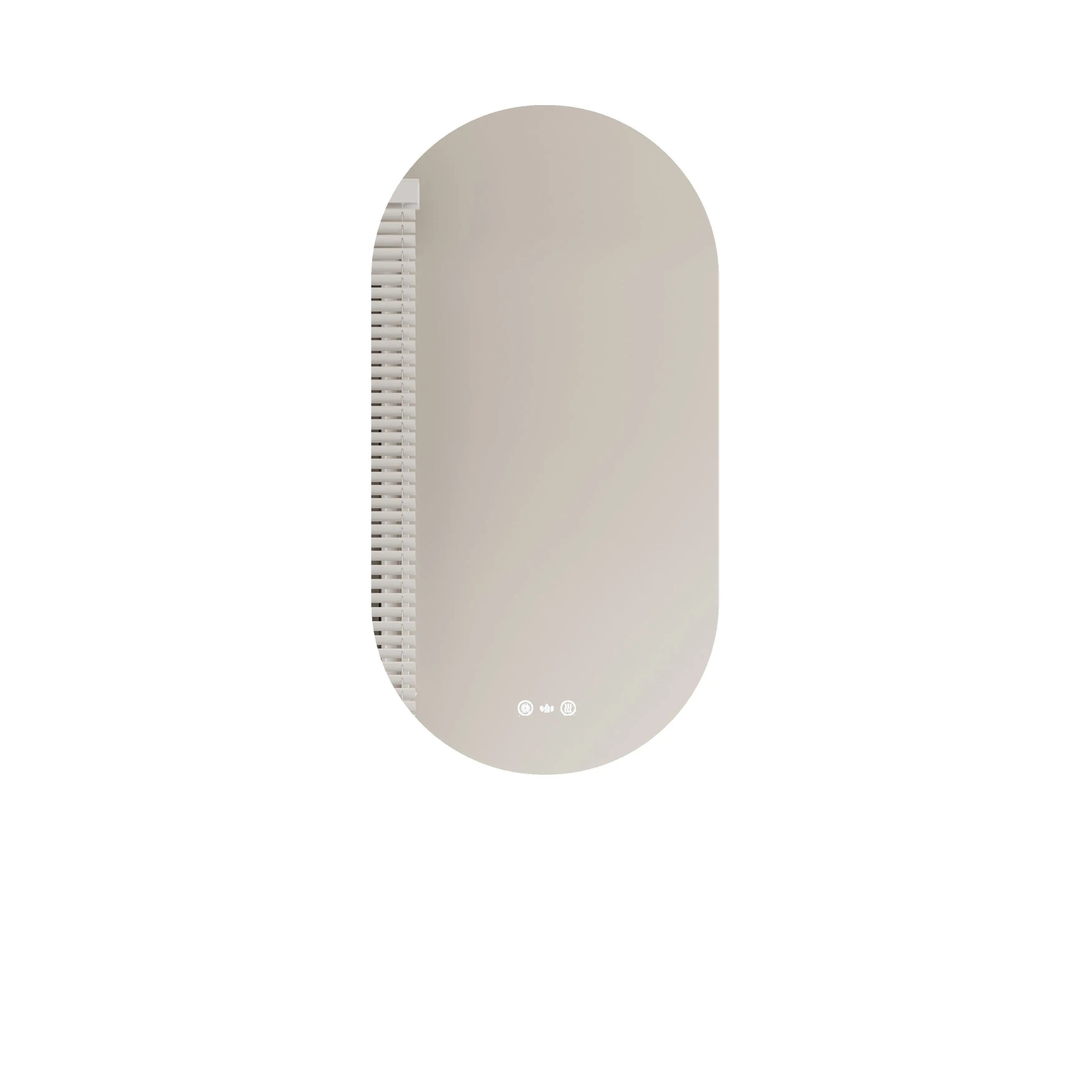 Luna LED Oval Mirror 500 x 900mm - with Adjustable LED Lighting mercioaustralia