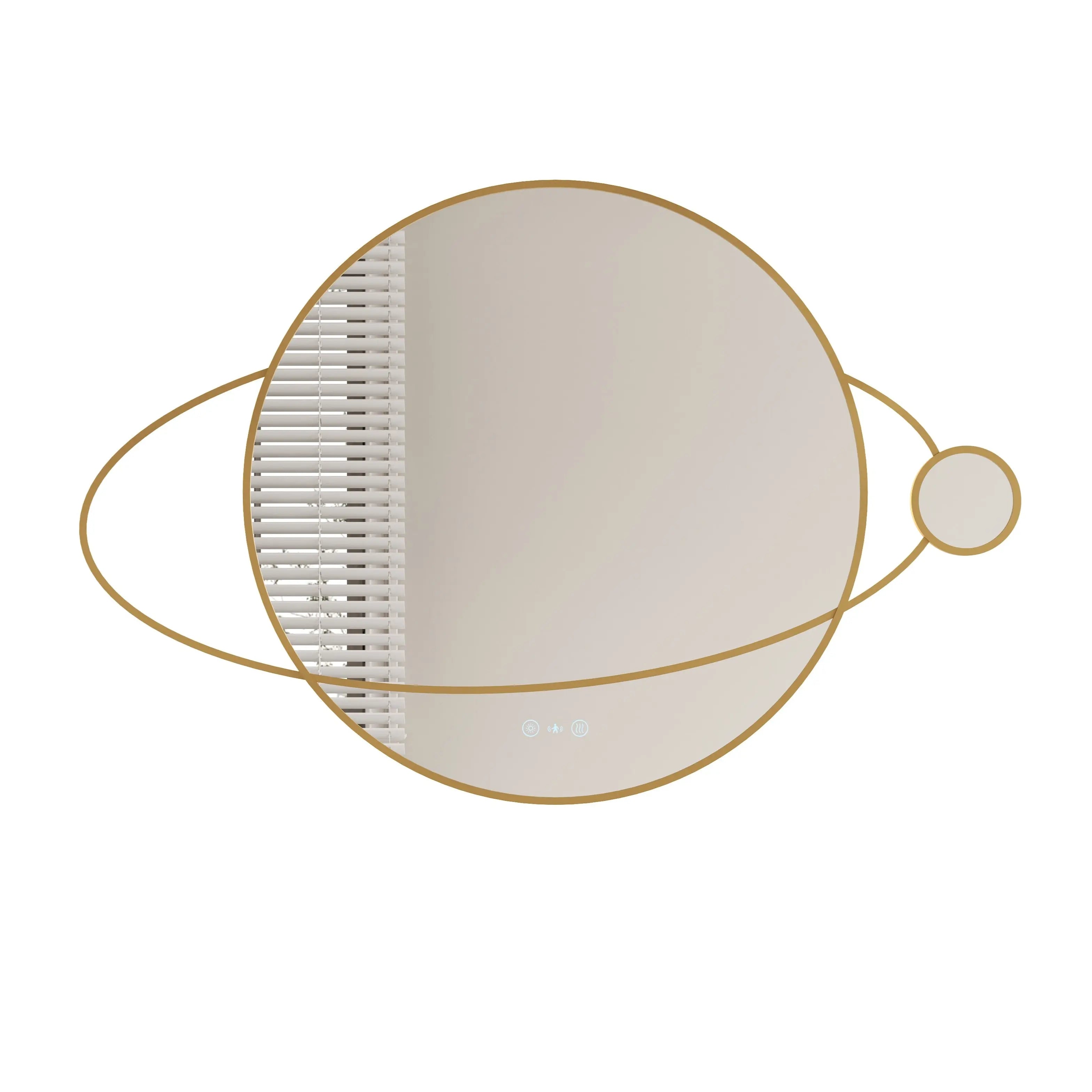 Luna 950×800mm LED Planet Mirror mercioaustralia