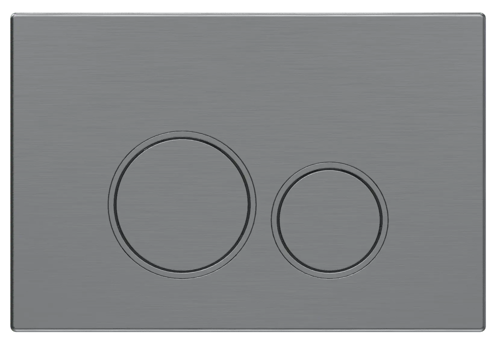 Mercio Sigma Round Button Flush Plate – Gun Metal mercioaustralia