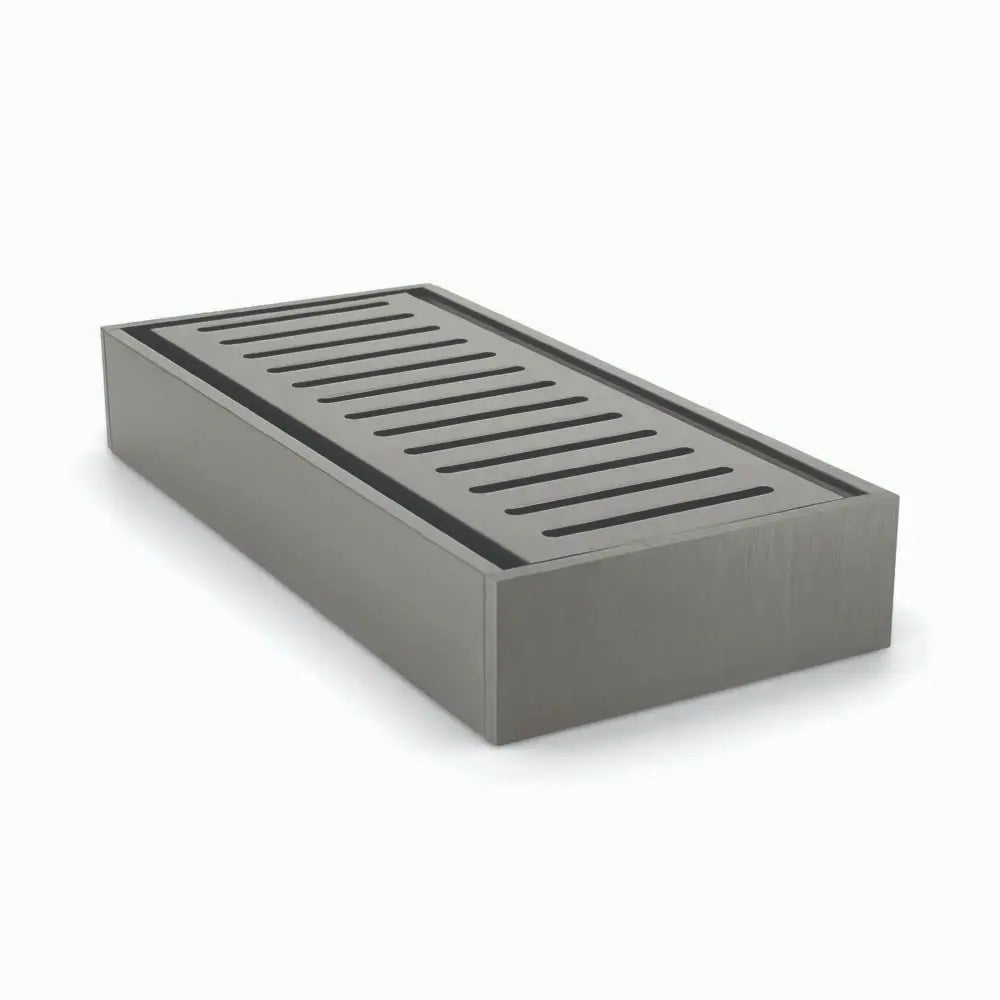 100x100x35mm Gunmetal Ezy Flow Floor Grate Aquaperla