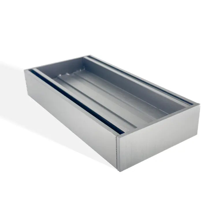 100x100x35mm Gunmetal Ezy Flow Tile Insert Grate Aquaperla