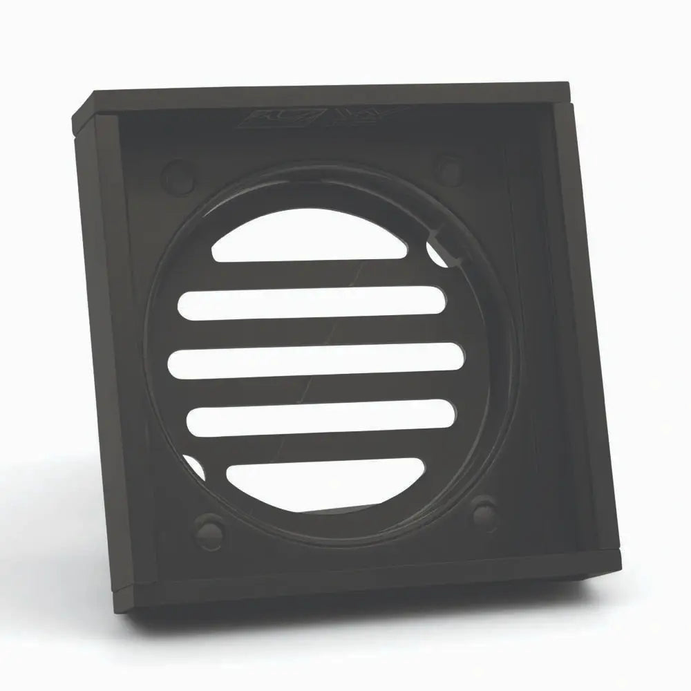 Muses Brushed Black Ezy Flow Floor Waste 100*100*21mm Aquaperla