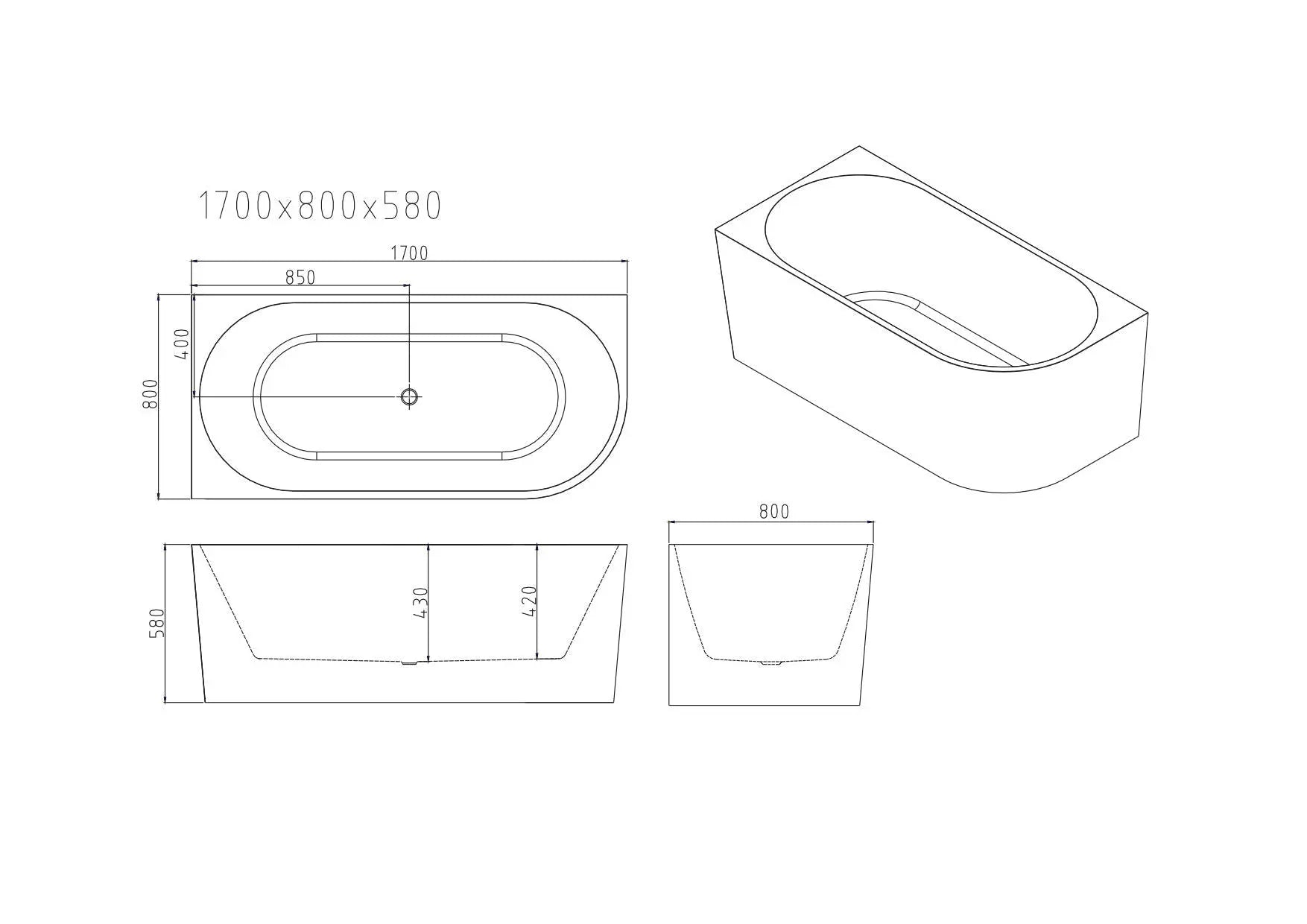 Nova Ultra-Thin Corner Bathtub - Gloss White mercioaustralia
