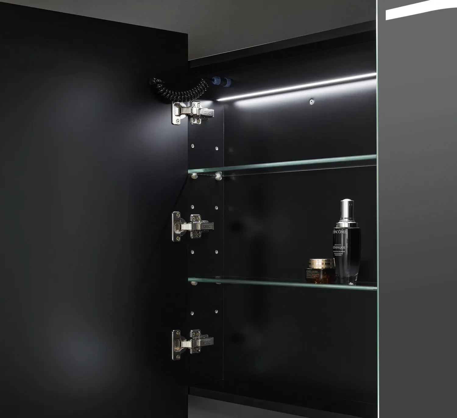 Olivia LED Mirror Cabinet 1500X800X155mm Poseidonbk