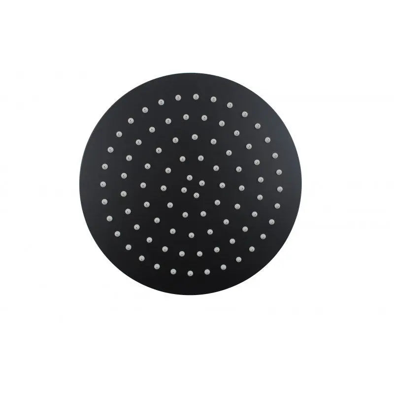 250mm Black Shower Head Aquaperla