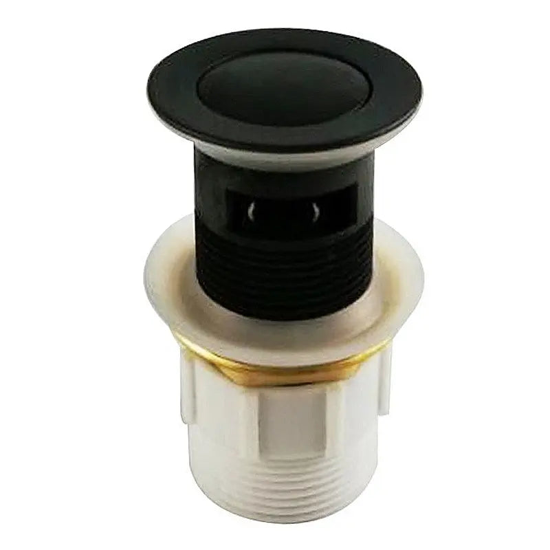32mm Matt Black Pop Up Waste Overflow Aquaperla
