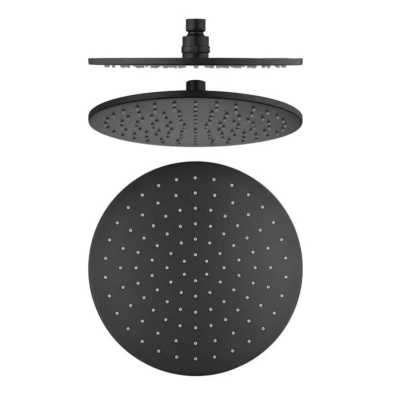 250mm Black Shower Head Aquaperla