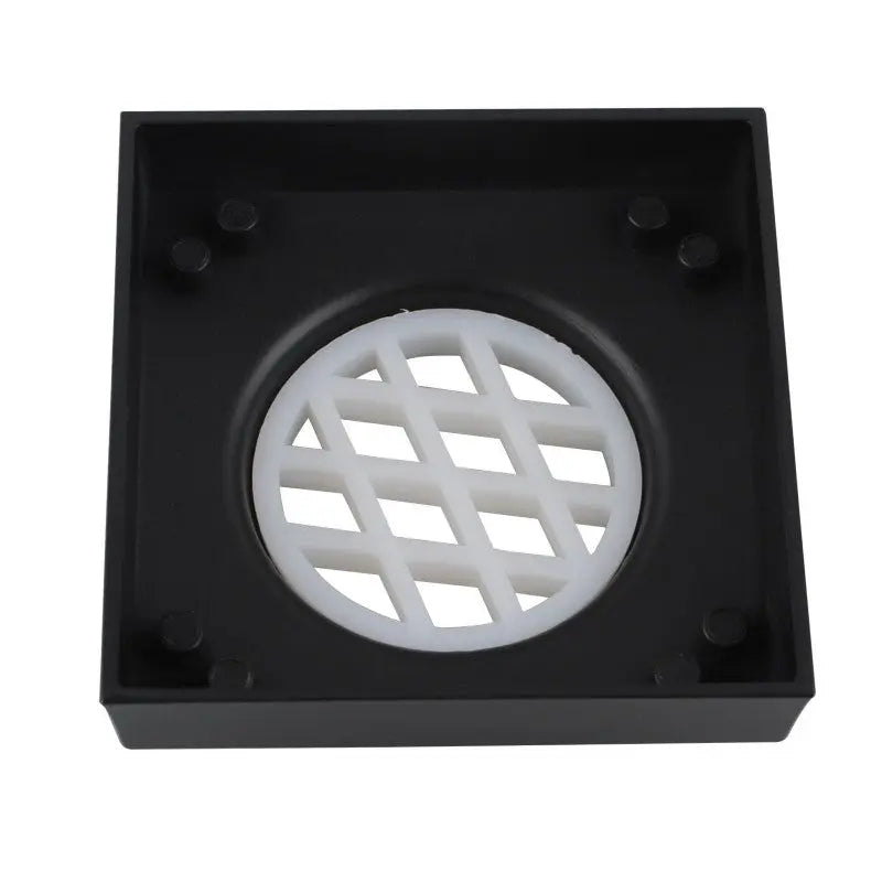 115x115mm Black Tile Insert Drain Aquaperla