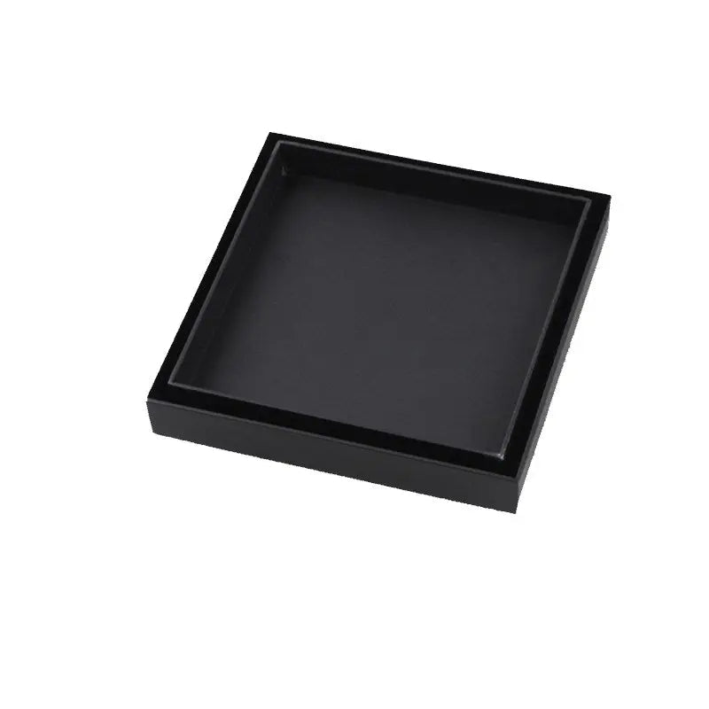 120x120mm Black Tile Insert Drain Aquaperla