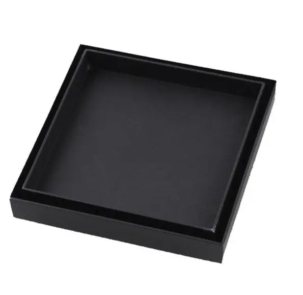 120x120mm Black Tile Insert Drain Aquaperla