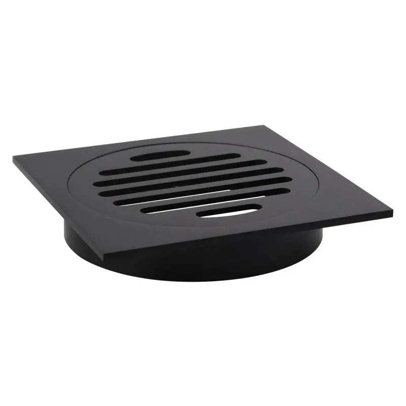 110x110mm Black Floor Drain Aquaperla
