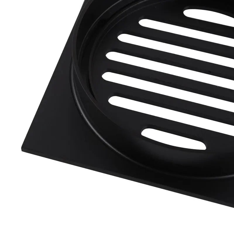 110x110mm Black Floor Drain Aquaperla