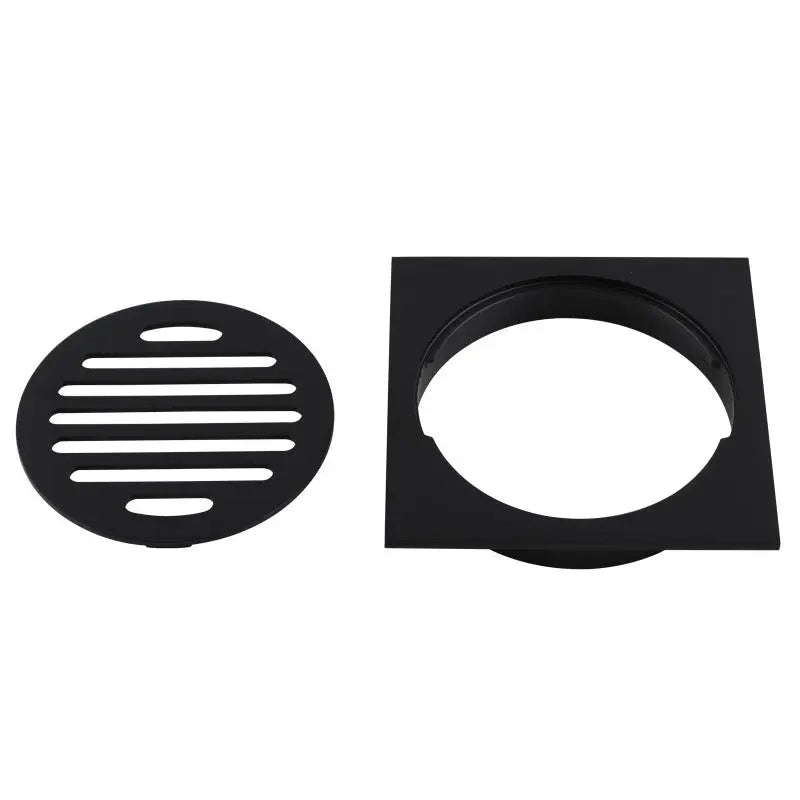 110x110mm Black Floor Drain Aquaperla