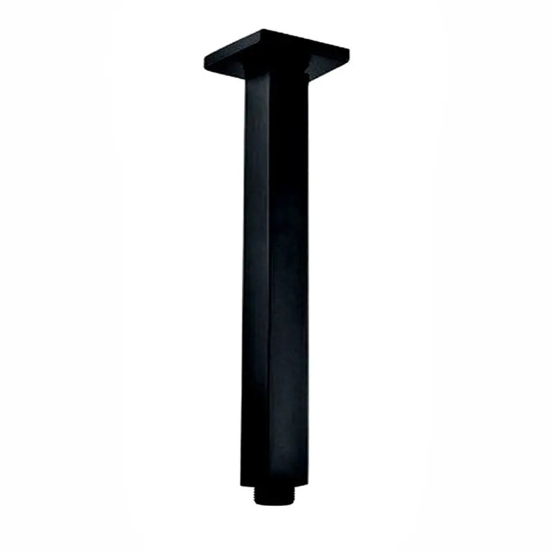 200mm Black Ceiling Shower Arm Aquaperla