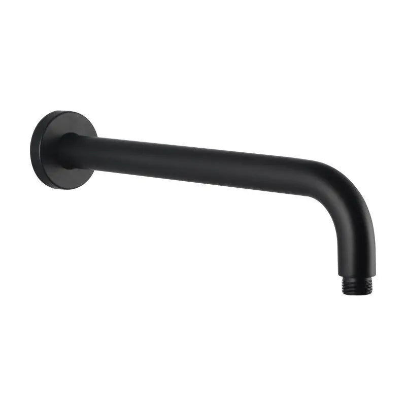 400mm Black Wall Shower Arm Aquaperla