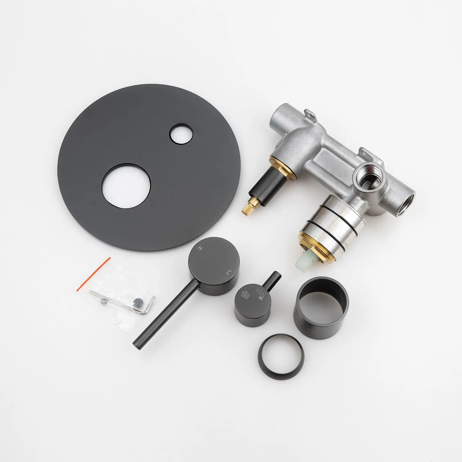 LUCID PIN - Black Diverter Mixer Aquaperla