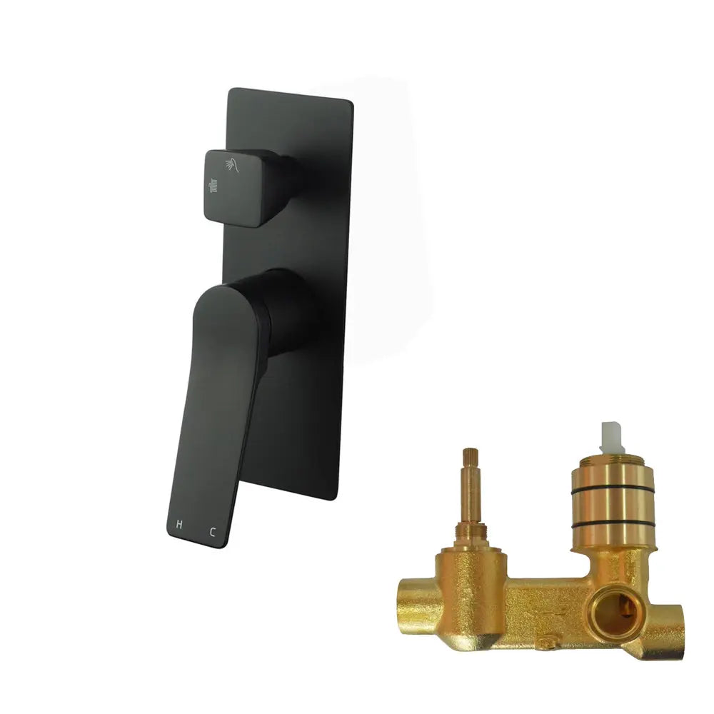 RUSHY - Black Diverter Mixer Aquaperla