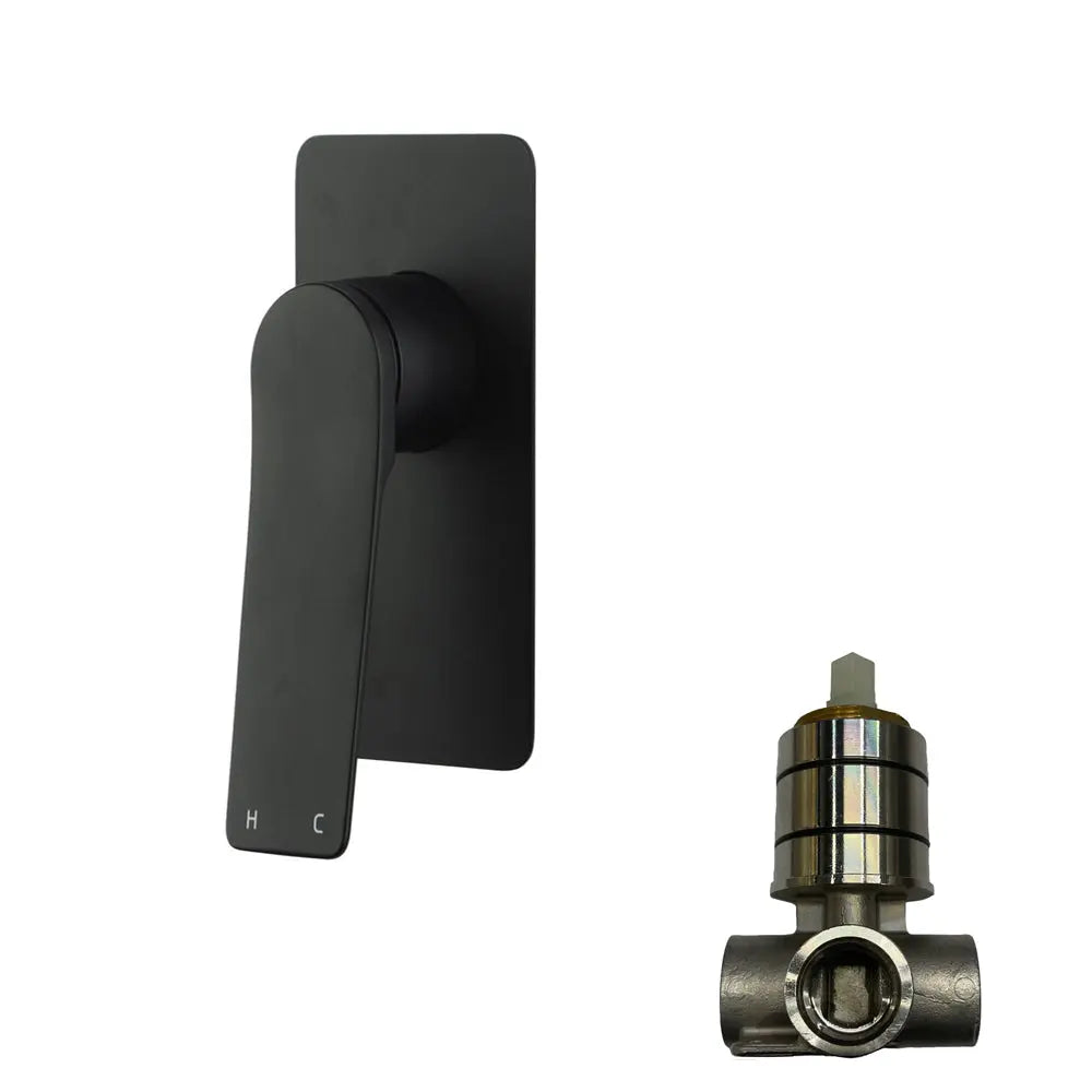 RUSHY - Black Wall Mixer Aquaperla