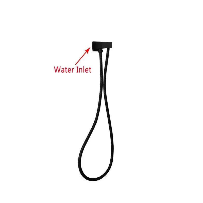 Black Shower Rail Aquaperla