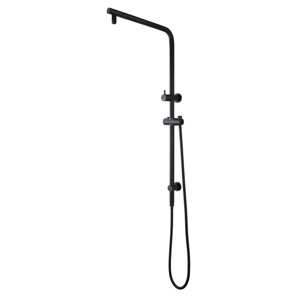 Black Shower Rail Aquaperla