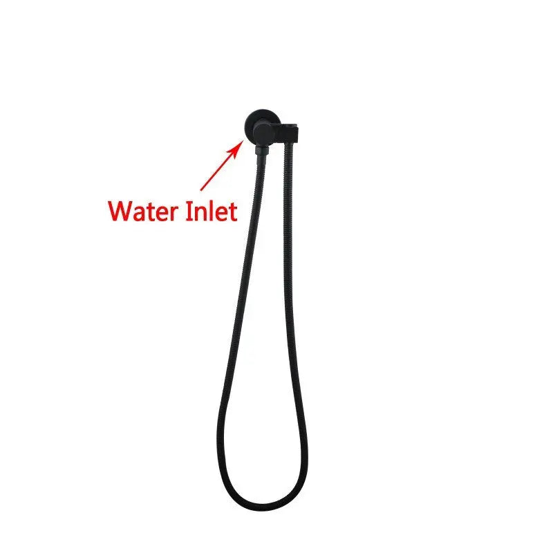 Black Shower Rail Aquaperla