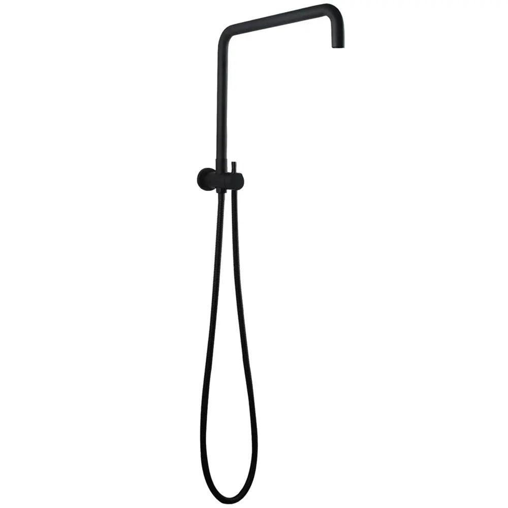 Black Shower Rail Aquaperla