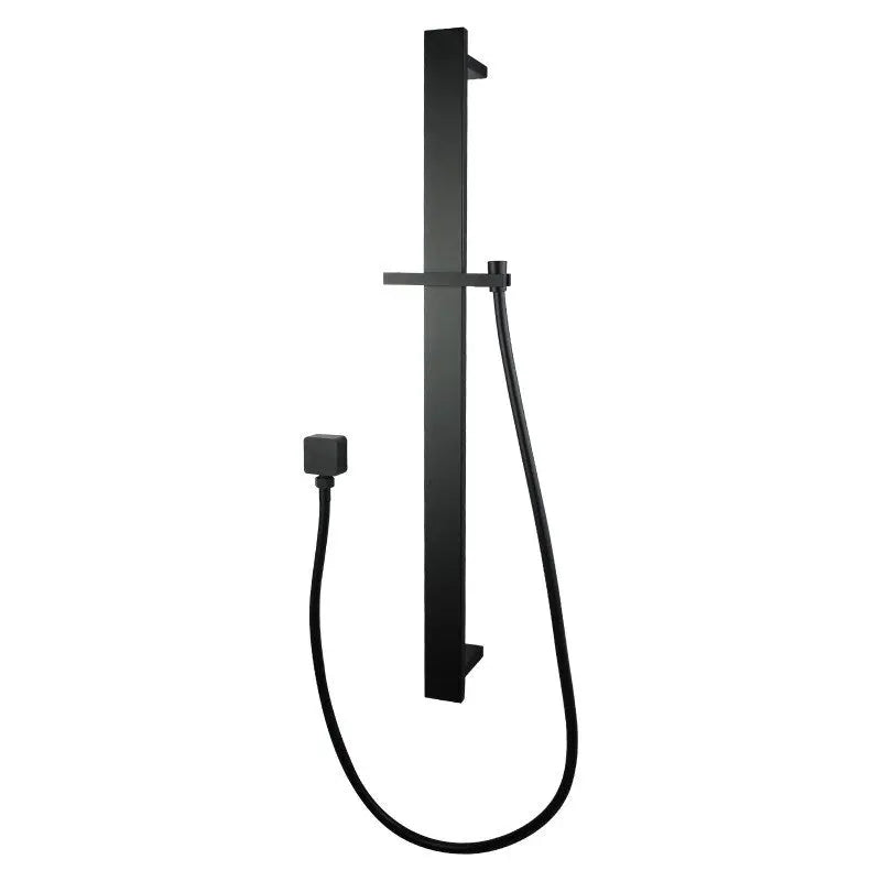 Black Shower Rail Aquaperla