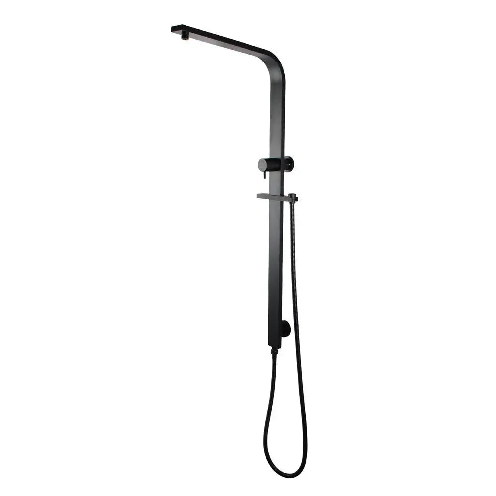 Black Shower Rail Aquaperla