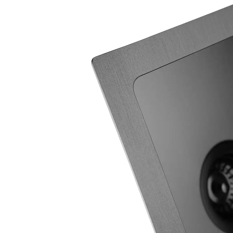 Handmade Stainless Steel Gun Metal Grey Double Bowl Kitchen Sink 1.2mm (Top/Flush/Undermount) 860*440*200mm Aquaperla