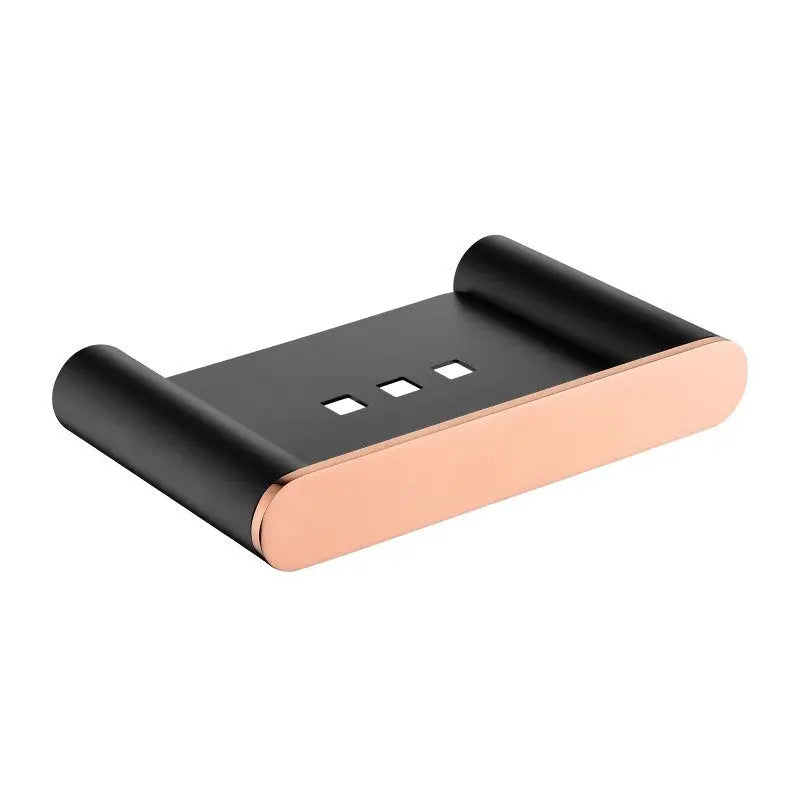 Black & Rose Gold Soap Dish Aquaperla