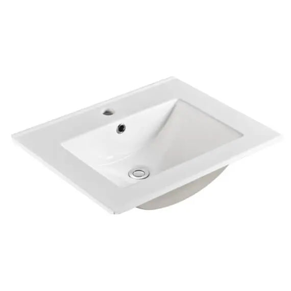 ACACIA SHAKER Matte Black PVC Wall Hung Vanity 600 Poseidon