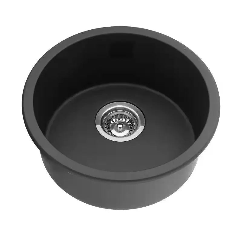 Matte Single Bowl Quartz Sink 466*466*210mm Poseidonbk