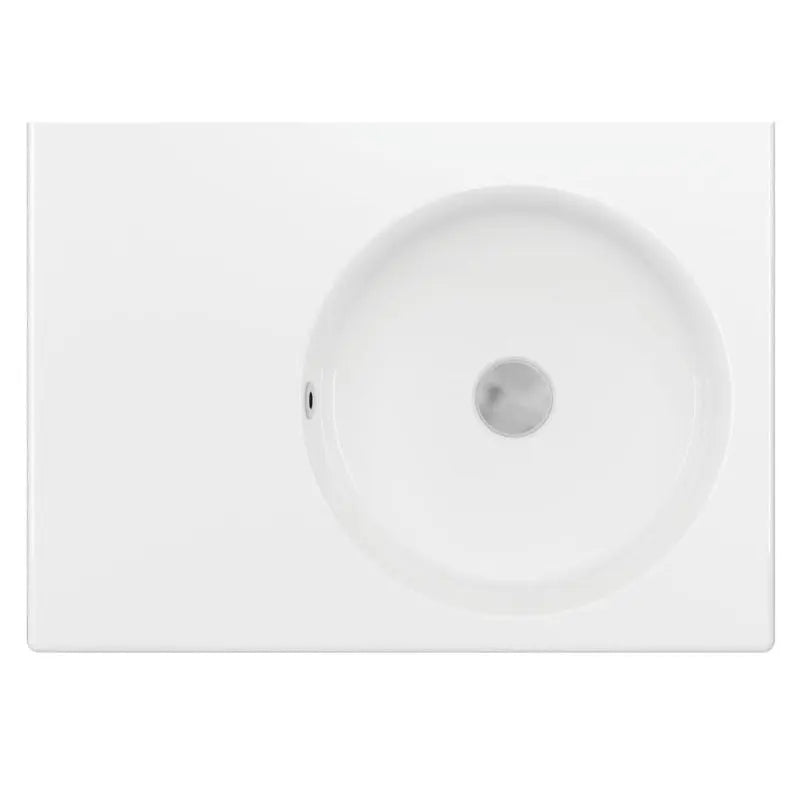 Reba Right Bowl Wall Basin, No Tap Hole fienza