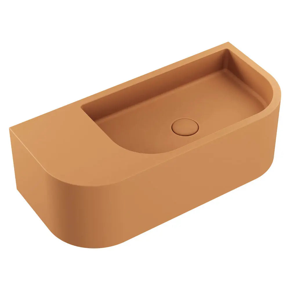 Blanca Concrete Wall Basin, Tuscan fienza
