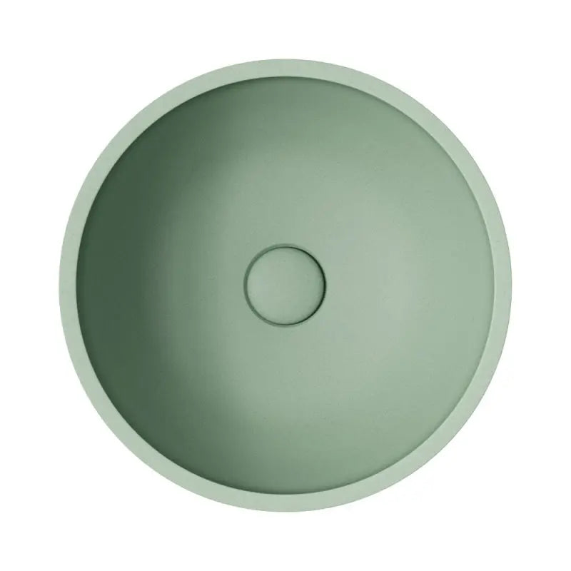 Alba Round Concrete Above Counter Basin, Sage fienza