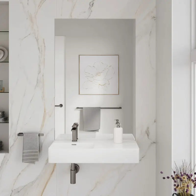 Petra 800 Left-Hand Wall Basin fienza