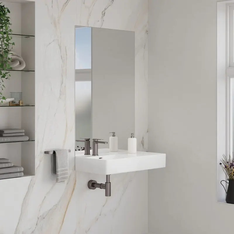 Petra 800 Left-Hand Wall Basin fienza