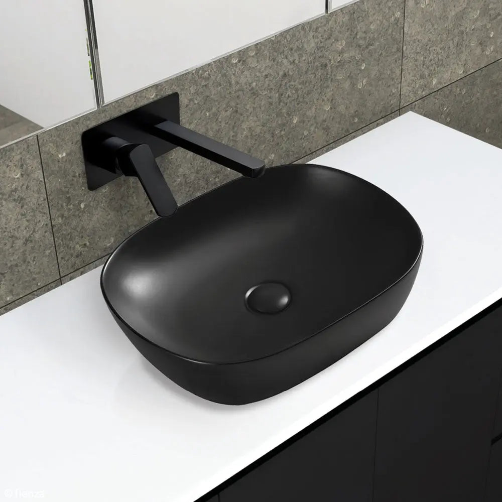 Koko 465 Matte Black Above Counter Basin fienza