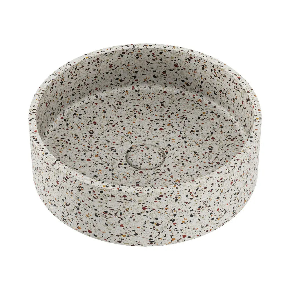 Jada Round Concrete Above Counter Basin, Terrazzo fienza