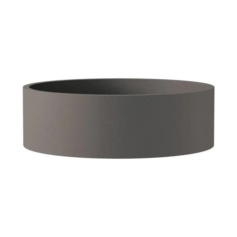 Jada Round Concrete Above Counter Basin, Warm Grey fienza
