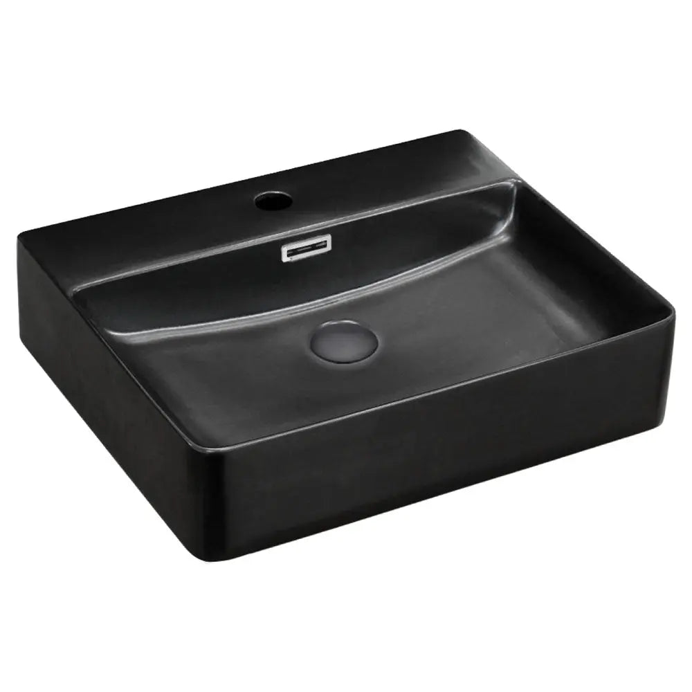Petra Matte Black Above Counter Basin fienza
