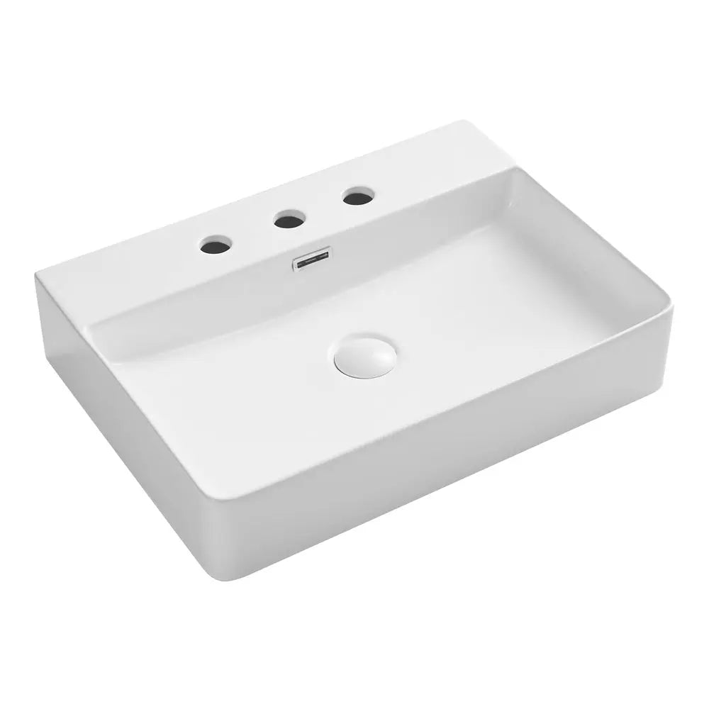 Petra 600 Above Counter Basin, 3 Tap Holes fienza