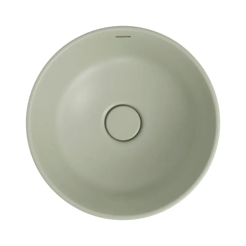 Reba Luxe Above Counter Basin, Matte Olive fienza