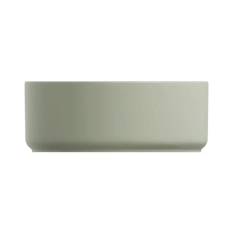 Reba Luxe Above Counter Basin, Matte Olive fienza