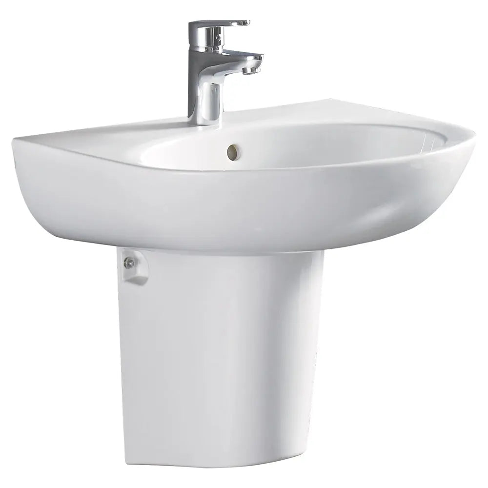 Stella Care Wall Basin With Integral Shroud fienza