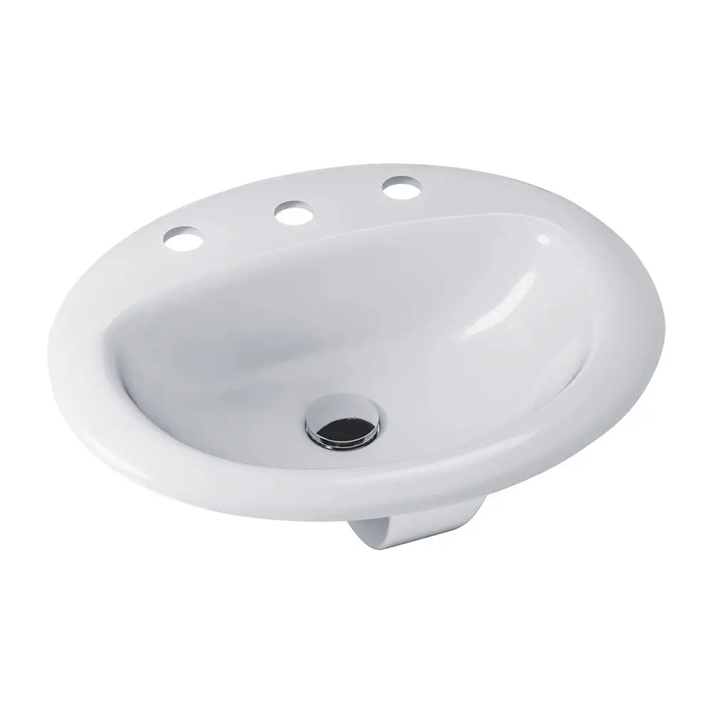 Stella Fully-Inset Basin, 3 Tap Holes fienza