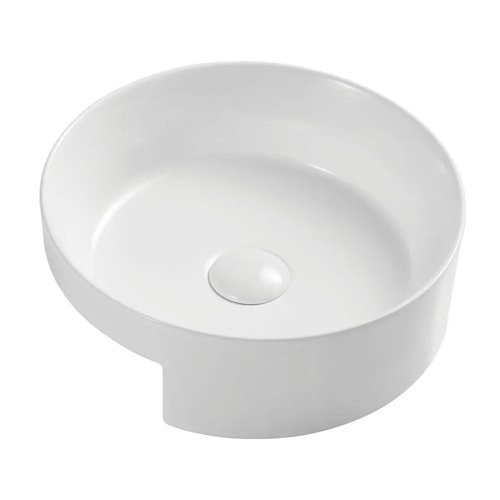 Reba Semi-Recessed Basin, No Tap Hole fienza