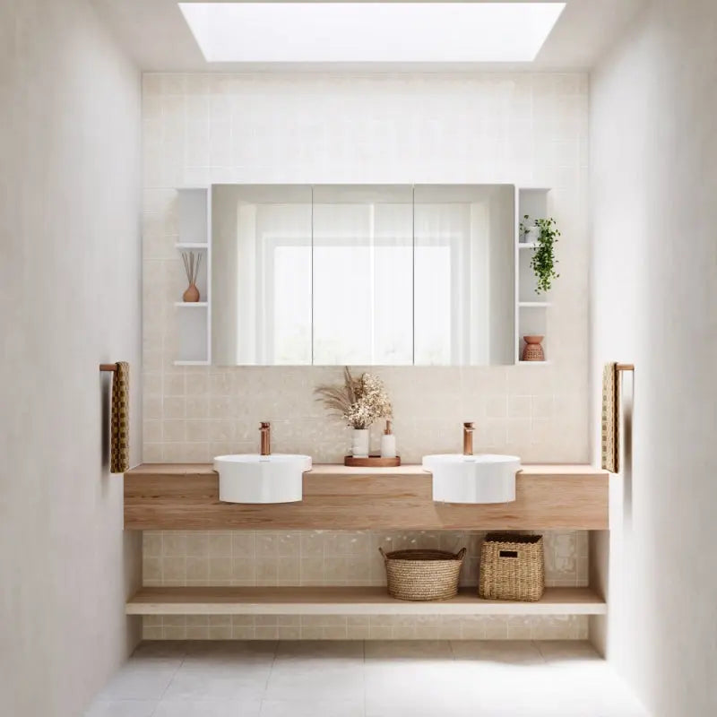 Reba Semi-Recessed Basin With Tap Hole fienza